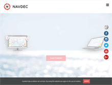 Tablet Screenshot of navdec.com